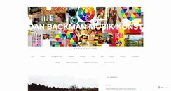 Desktop Screenshot of danbackman.se